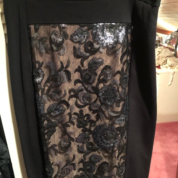 BCBGMAXAZRIA sequin pencil skirt - Picture 3 of 10
